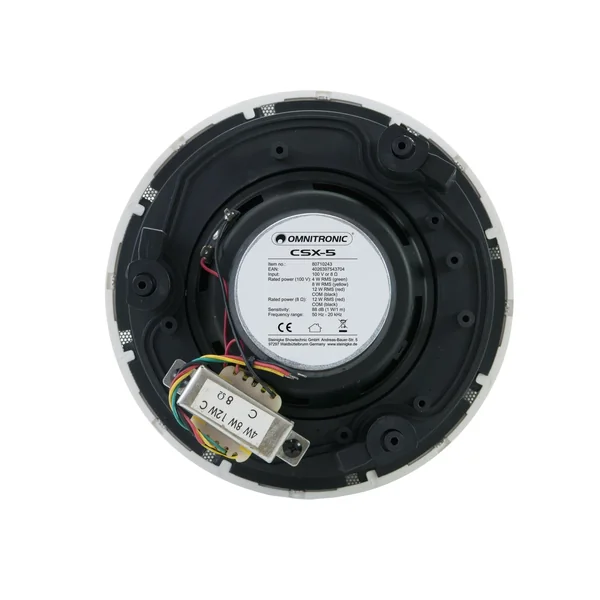 OMNITRONIC CSX-5 Ceiling Speaker white