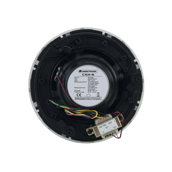 OMNITRONIC CSX-6 Ceiling Speaker white