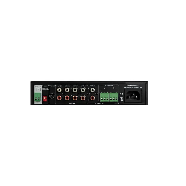 OMNITRONIC EP-220PS Preamplifier with MP3 Player, Bluetooth and FM Radio 9.5"