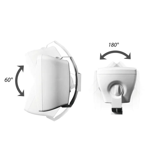 OMNITRONIC OD-4 Wall Speaker 8Ohms white 2x