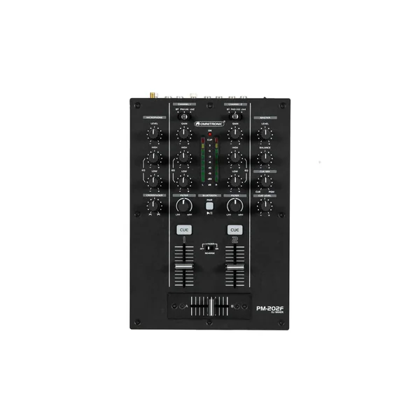 OMNITRONIC PM-202F 2-Channel DJ Mixer with Filter and Bluetooth