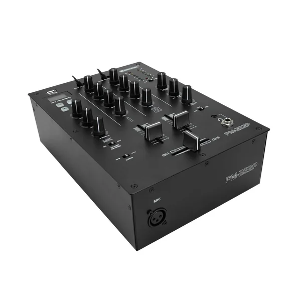 OMNITRONIC PM-222P 2-channel DJ Mixer with Player
