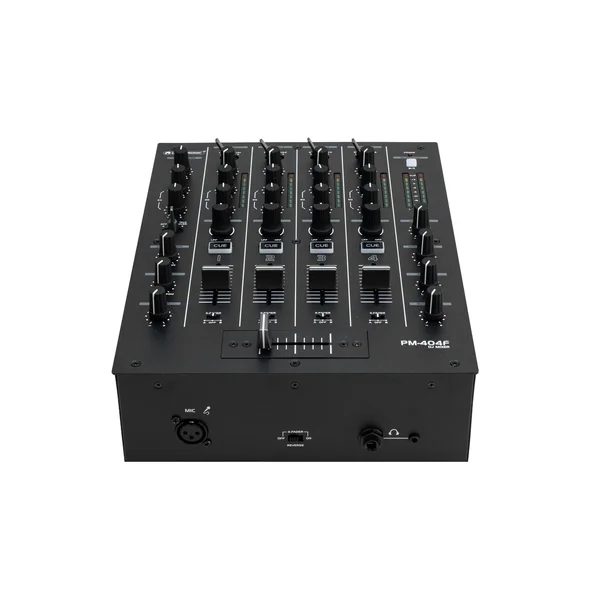OMNITRONIC PM-404F 4-channel DJ Mixer with Filter and Bluetooth