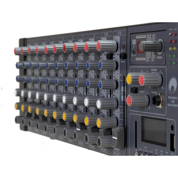 OMNITRONIC RM-1422FX USB Rack Mixer