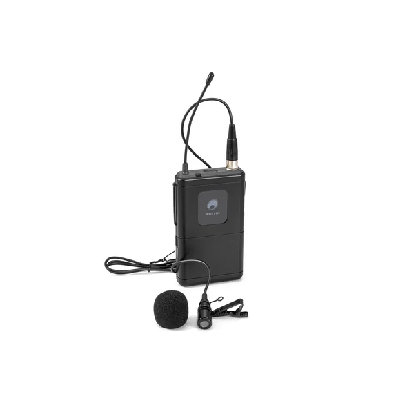 OMNITRONIC Set PORTY-8A Drahtlos-PA-System + Bodypack Transmitter incl. Lavalier Microphone + Soft Bag