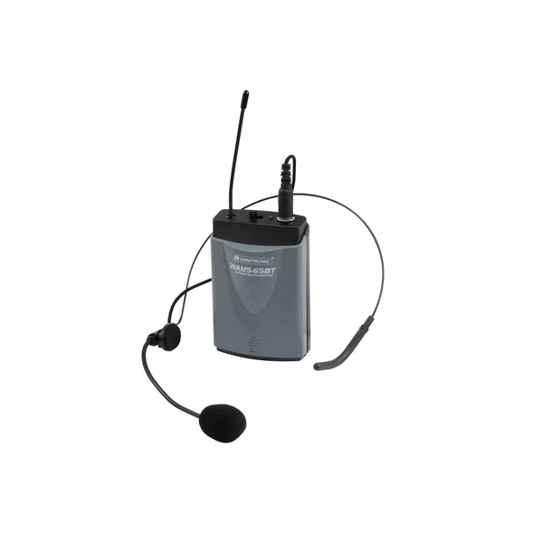 OMNITRONIC Set WAMS-65BT + Bodypack transmitter incl. headset + Battery