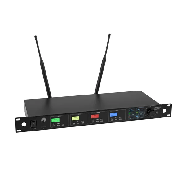 OMNITRONIC UHF-604 4-channel Wireless Mic System 520-554 MHz