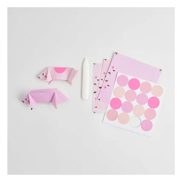 Origami « Cochon porte-bonheur »