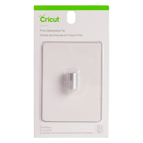 Outil Cricut « Quickswap Tool – Debossing Tip », pointe de débossage fine
