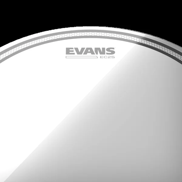 Pack de peaux Evans EC2S transparentes pour toms - pack peaux