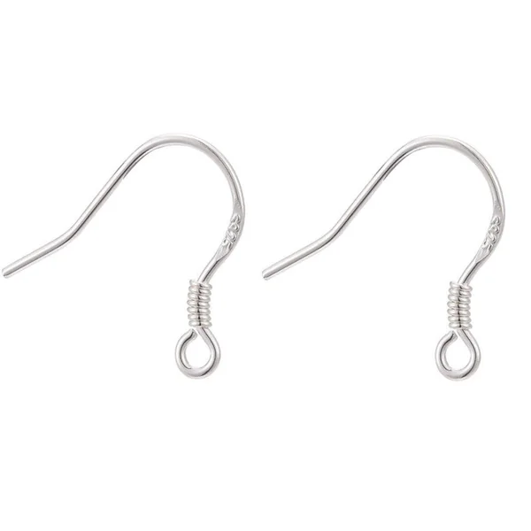 Paire de boucles d'oreilles crochet - Argent 925
