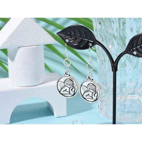 Paire de boucles d'oreilles crochet - Argent 925