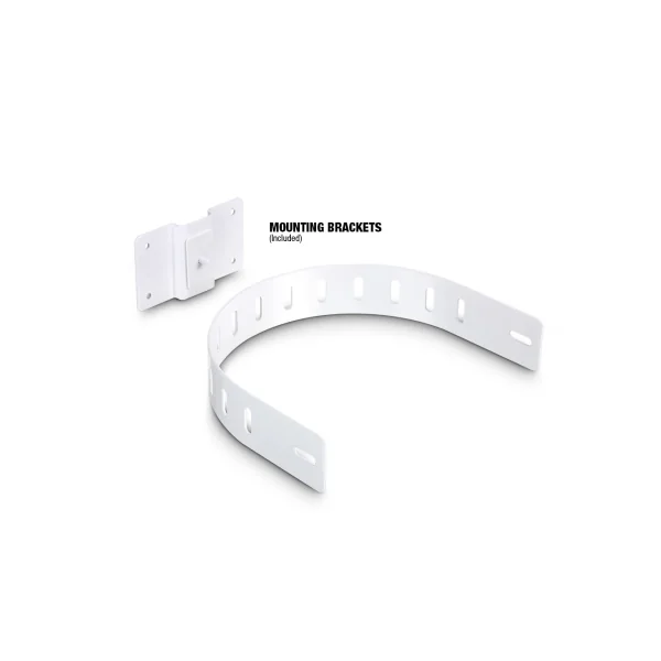 Paire d'enceintes d'installation LD SYSTEMS SAT 62 6,5'' blanche passive 130W