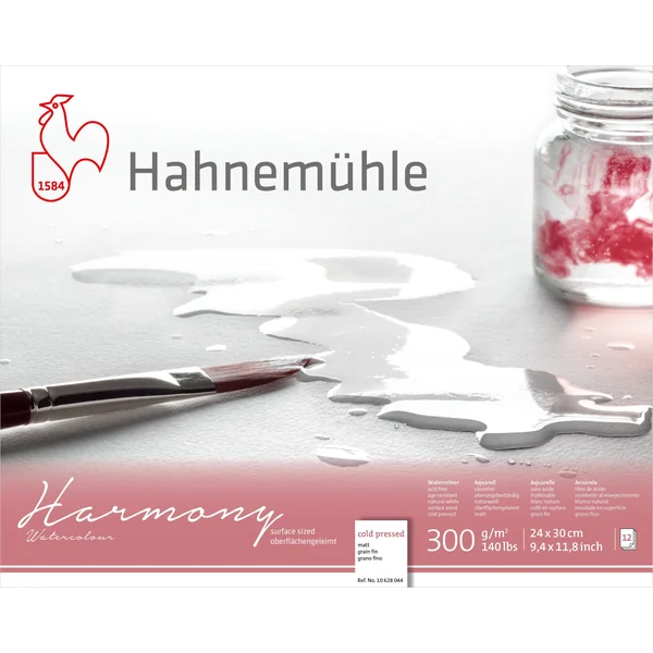 Papier Aquarelle Harmony Grain Fin, 300g/m²