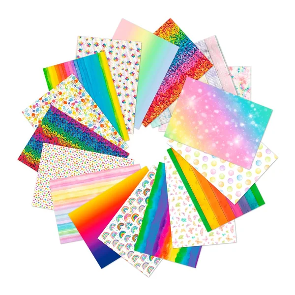 Papier cartonné à motifs « Collection Rainbow »