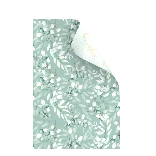 Papier cartonné à motifs « Eucalyptus »