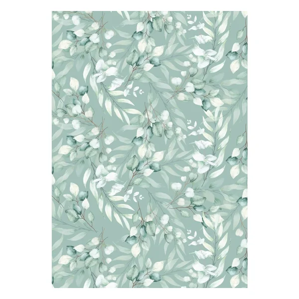 Papier cartonné à motifs « Eucalyptus »