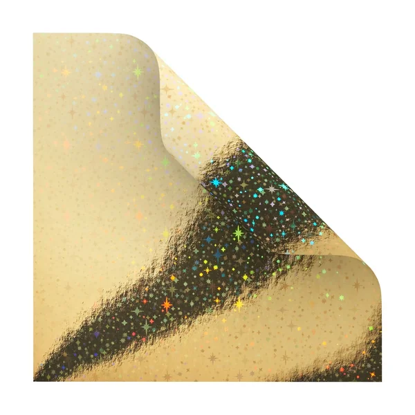 Papier de pliage « Holographie Or »