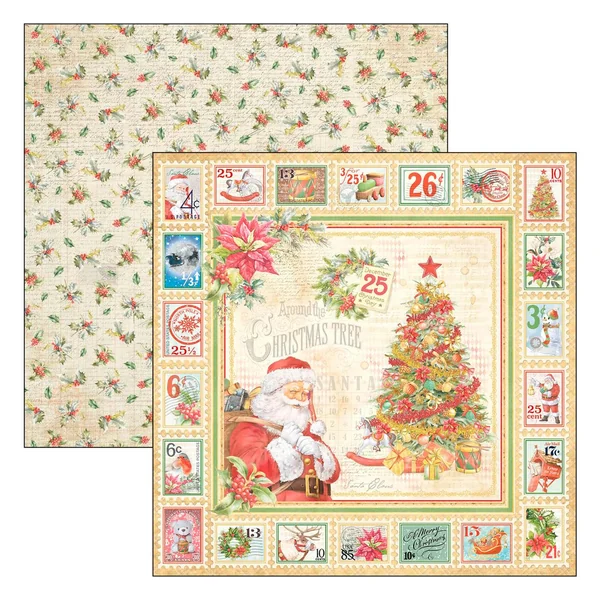 Papier de scrapbooking « Dear Santa »
