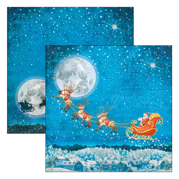 Papier de scrapbooking « Dear Santa »