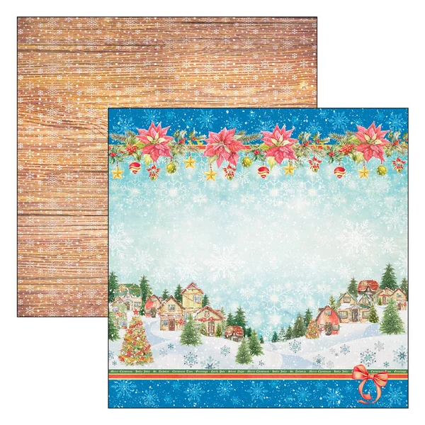 Papier de scrapbooking « Dear Santa »