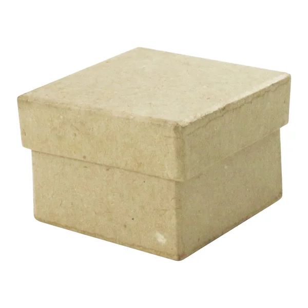 Papier maché déco Mini Boîte carrée 4,5 x 4,5 x 3 cm