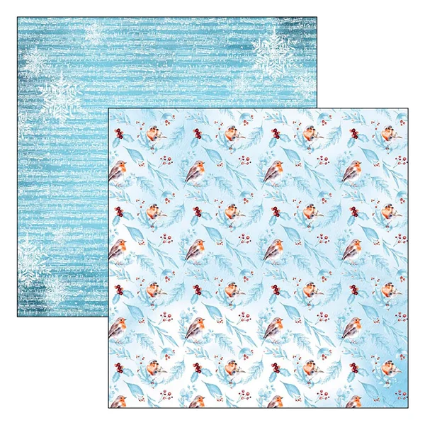Papier scrapbooking « Winter Journey »