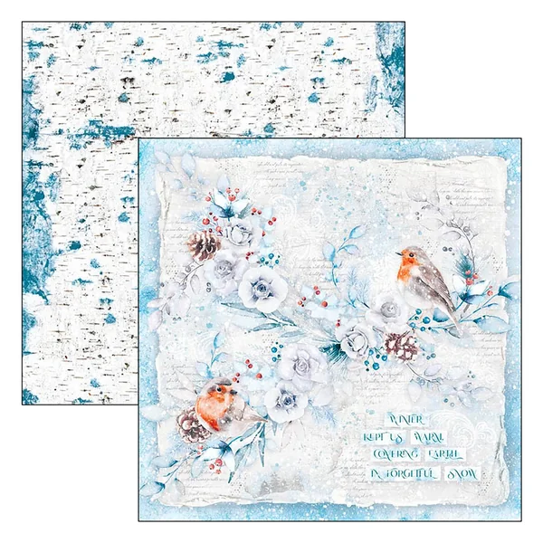Papier scrapbooking « Winter Journey »