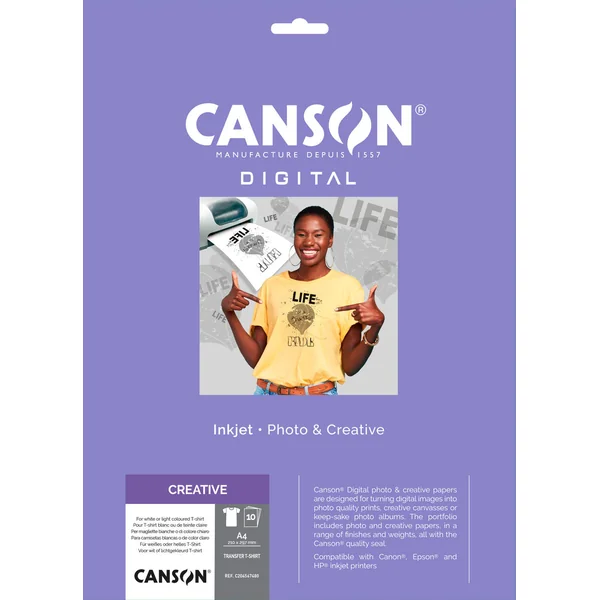 Papier transfert pour t-shirt A4 140g
