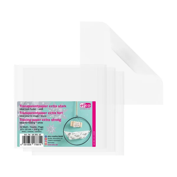 Papier transparent pour pliage « Extra fort »