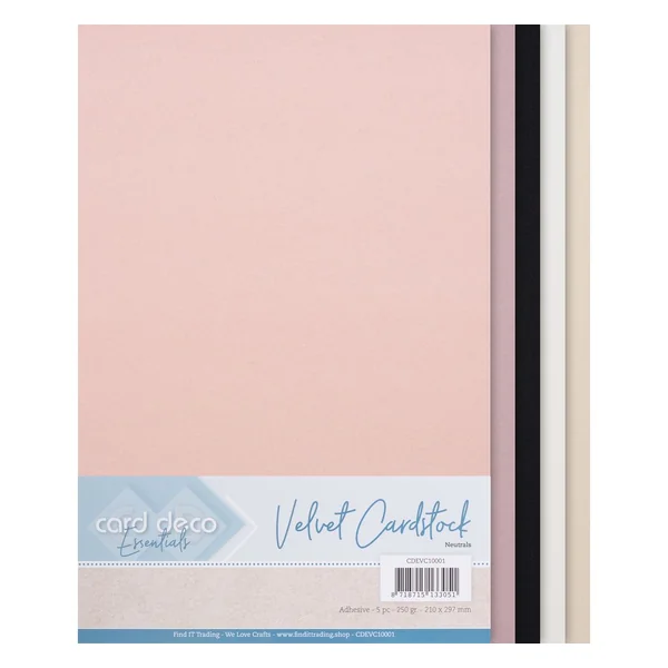 Papier velours, autocollant