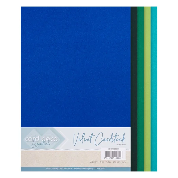 Papier velours, autocollant