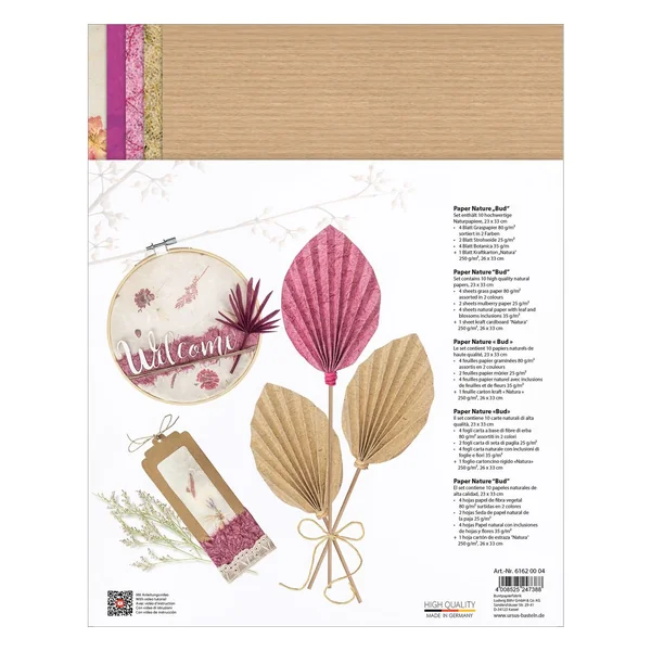 Papiers naturels « Fuchsia »
