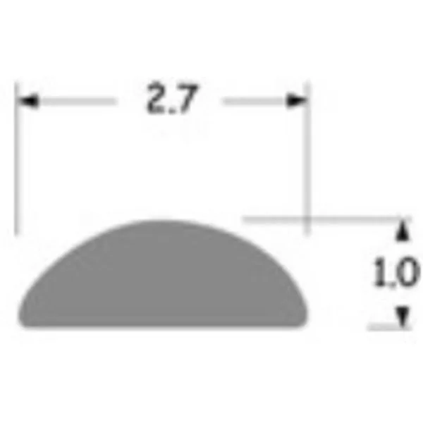 Partsland Fretwire Nickel silver - b:2.7 x a:2.8 mm (Guitar/Bass)