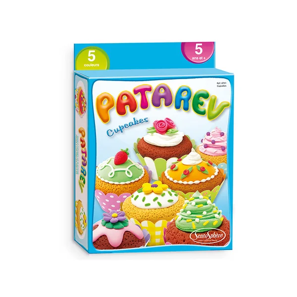Pate à modeler Patarev - blister - cupcakes