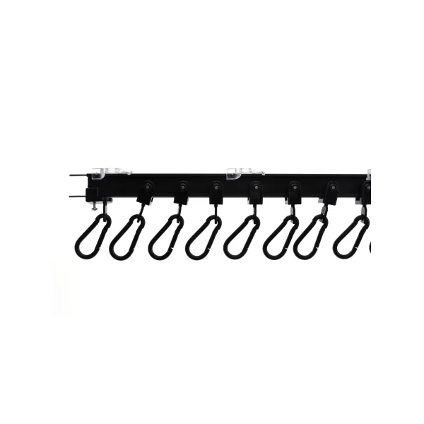 Patience manuelle monorail noire 6m
