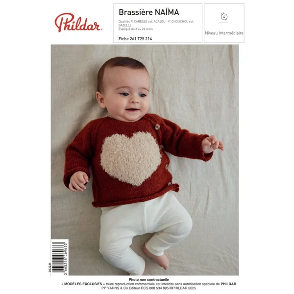 Patron Bebe - Brassiere Naima - Phildar | Sperenza