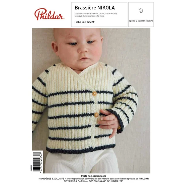 Patron Bebe - Brassiere Nikola - Phildar | Sperenza