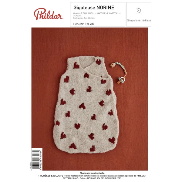 Patron Bebe - Gigoteuse Norine - Phildar | Sperenza