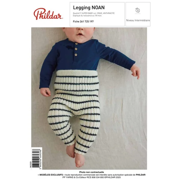 Patron Bebe - Legging Noan - Phildar | Sperenza