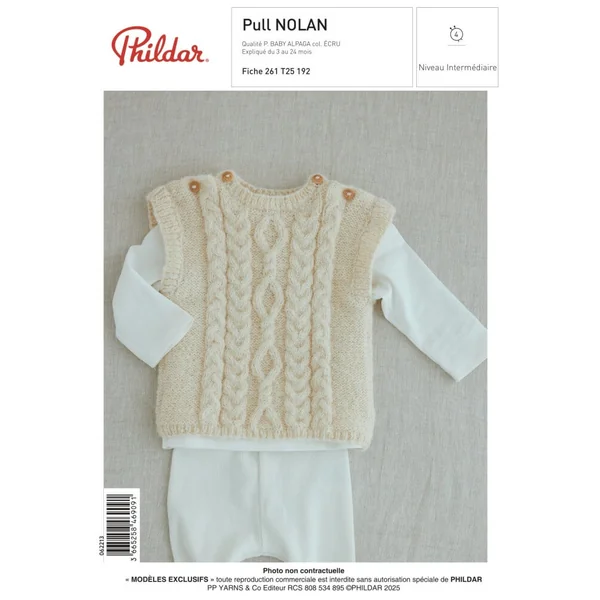 Patron Bebe - Pull Nolan - Phildar | Sperenza