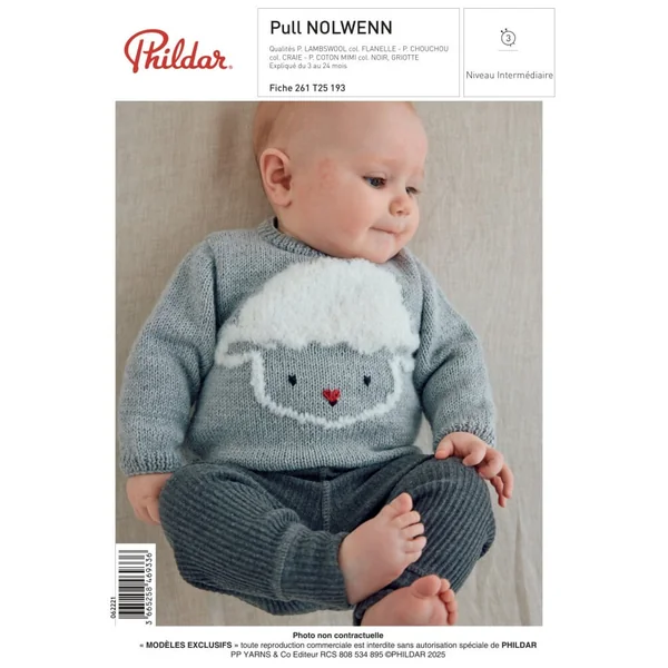 Patron Bebe - Pull Nolwenn - Phildar | Sperenza