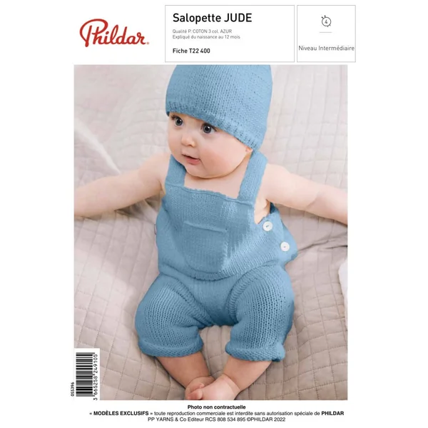 Patron Bebe - Salopette Jude - Phildar | Sperenza