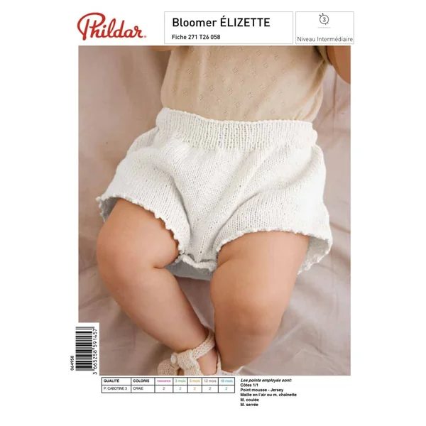 Patron Bloomer ÉLIZETTE - PDF