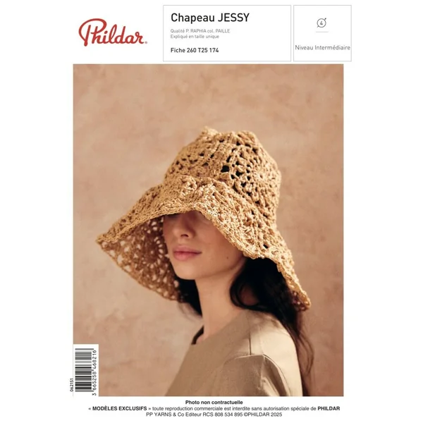 Patron - Chapeau Jessy - Phildar | Sperenza