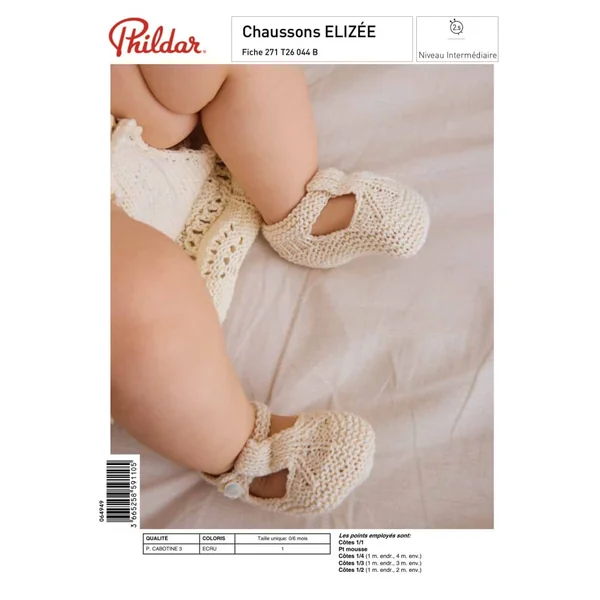 Patron Chaussons ELIZÉE - PDF