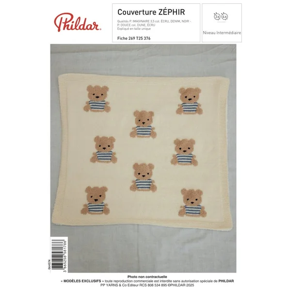 Patron Couverture ZÉPHIR - PDF