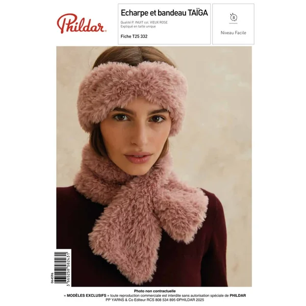 Patron Echarpe et bandeau TAÏGA - PDF
