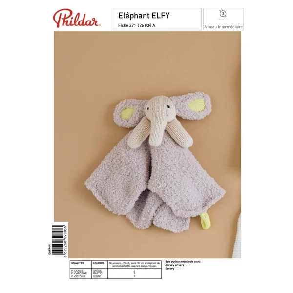 Patron Eléphant ELFY - PDF