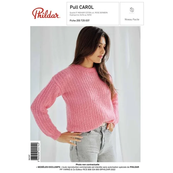 Patron Femme - Pull Carol - Phildar | Sperenza